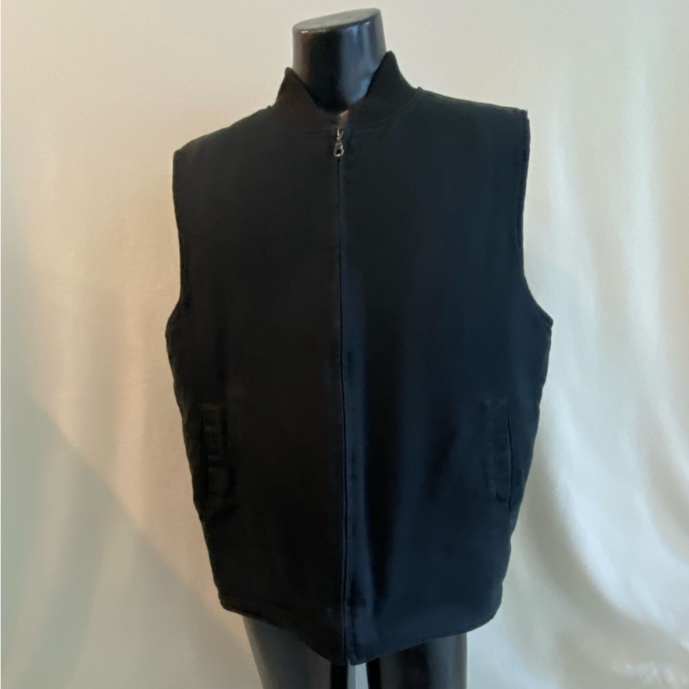 Oscar Sports Vest Mens XL Cotton Canvas Shell/Quilted Polyester Padding & Lining